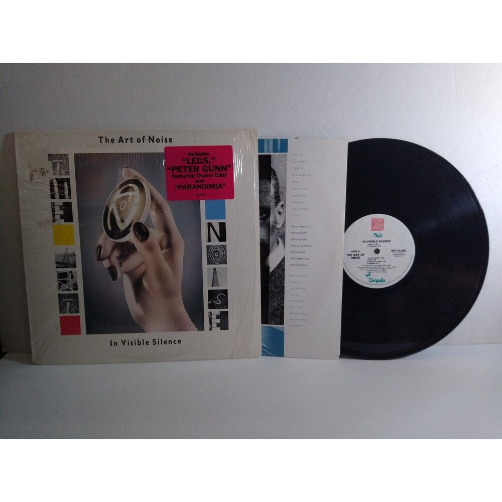 The Art of Noise - In Visible Silence LP 1986 Chrysalis Electronic 33 RPM HYPE